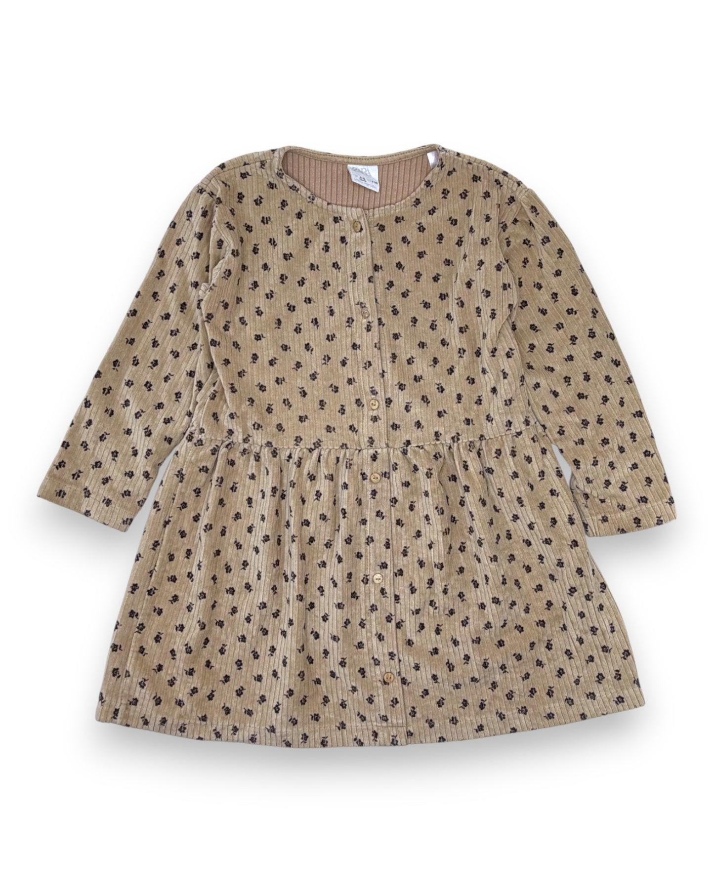 Vestido Bege Bombazine 4-5 Anos