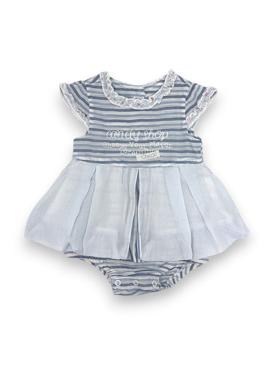 Vestido Azul 6 Meses
