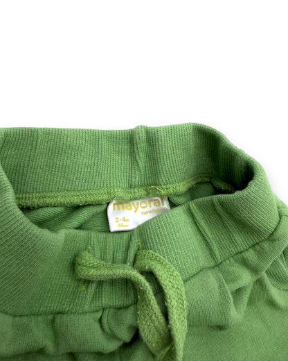 Green Jogger Pants 2-4 Months