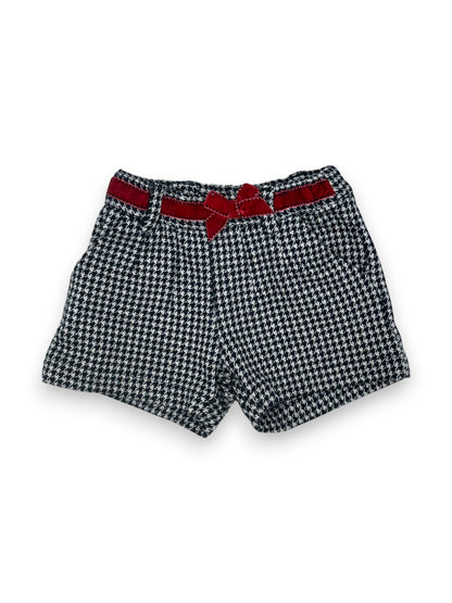 Plaid Flannel Shorts 12 Months