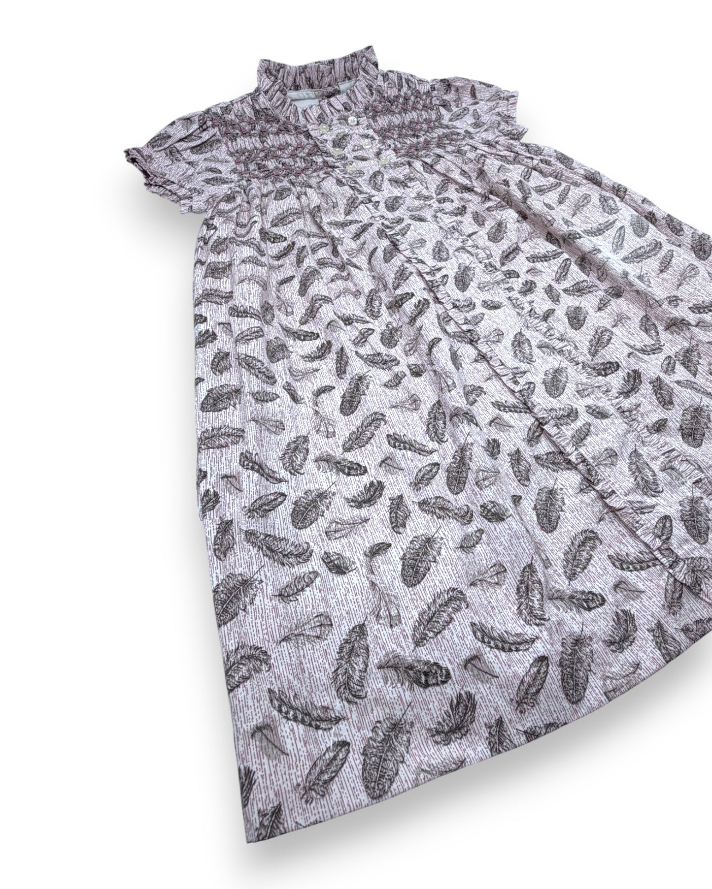 Vestido Floral Rosa 6 Anos