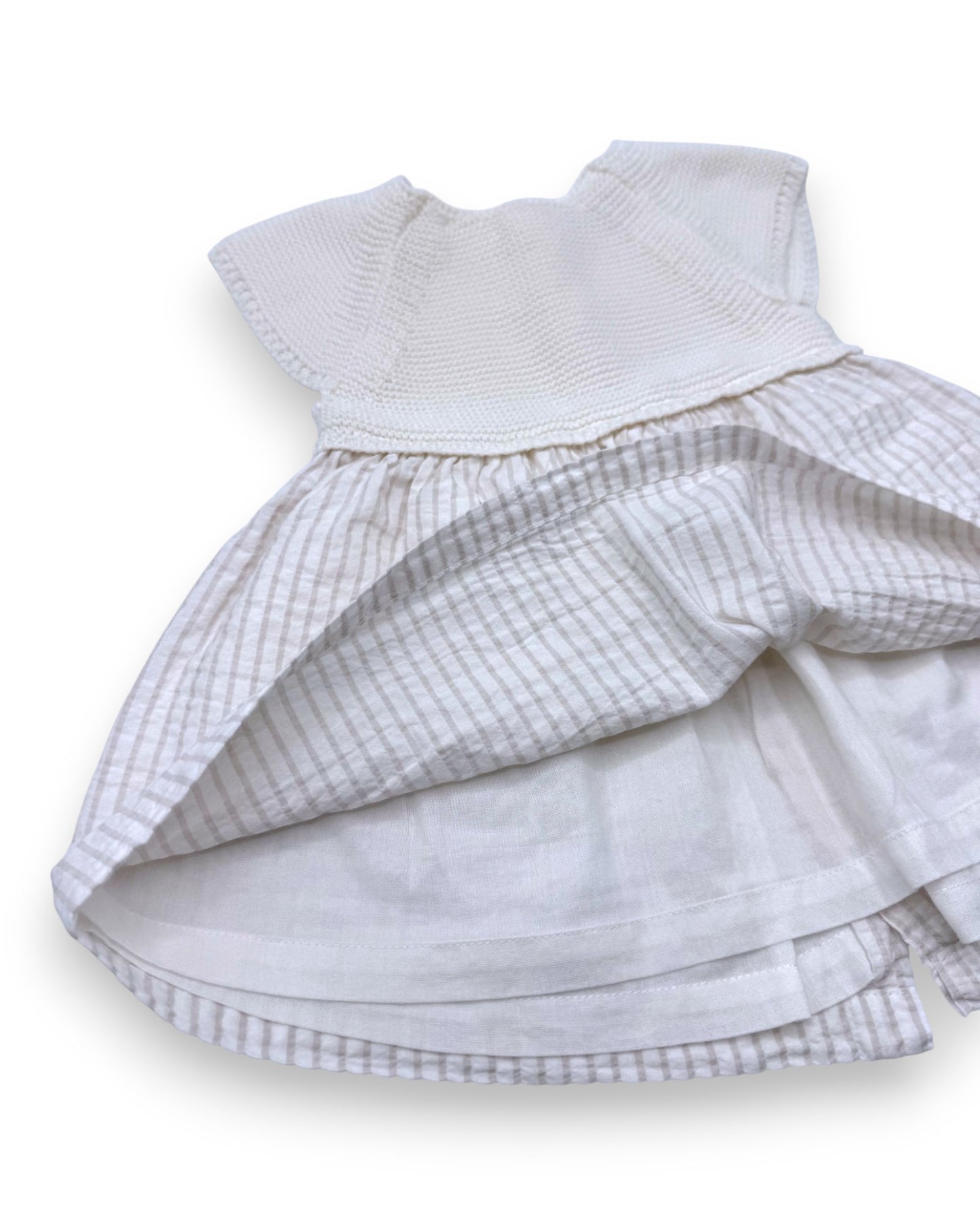 Conjunto Vestido e Tapa Fralda 3 Meses