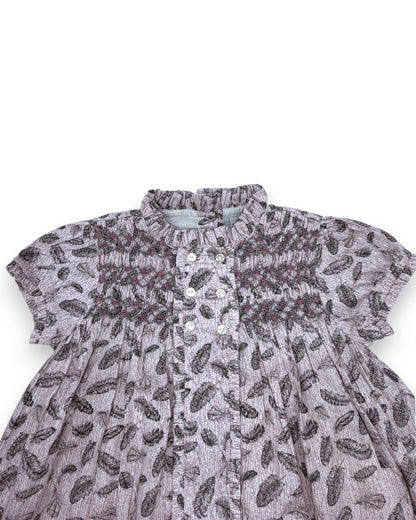 Vestido Floral Rosa 6 Anos