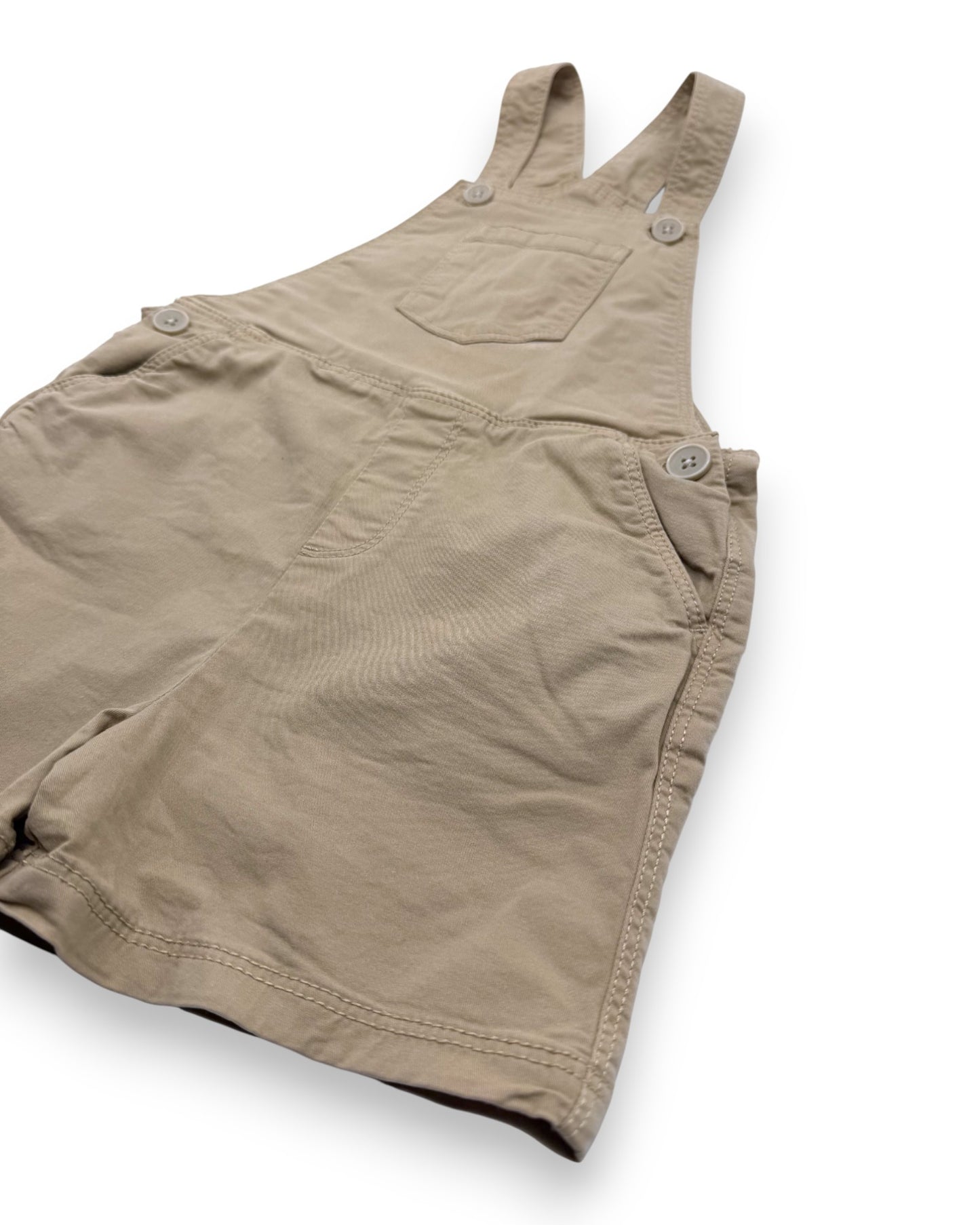 Beige overalls for 2-3 year olds.