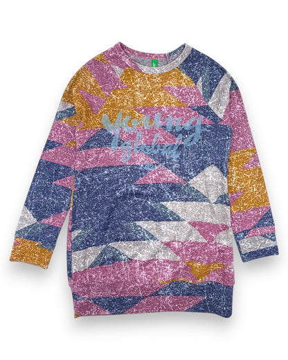 Vestido Sweater Brilho 7-8 Anos