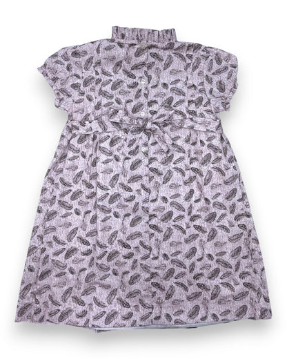 Vestido Floral Rosa 6 Anos