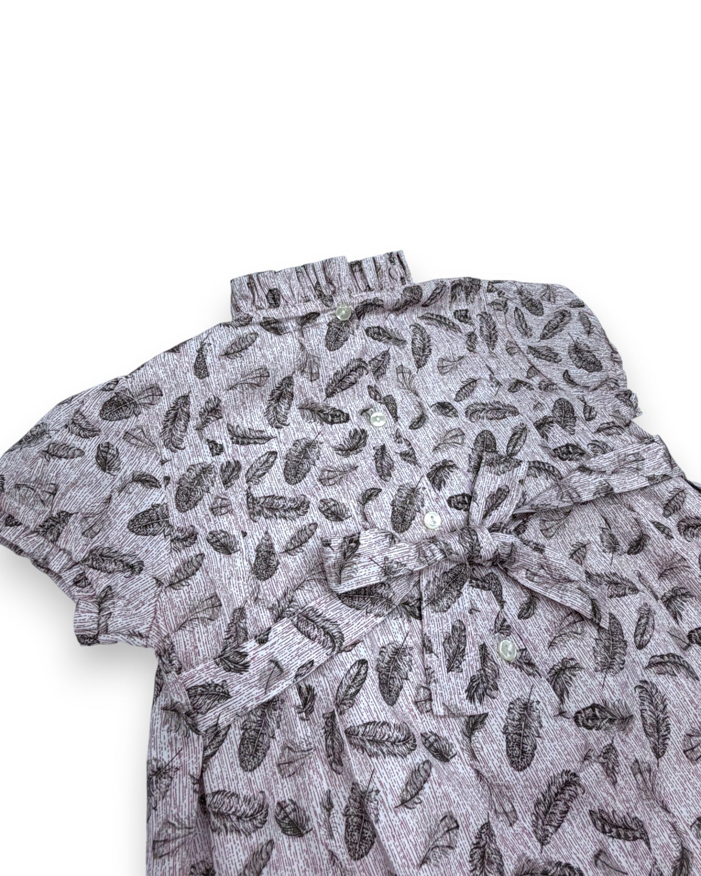 Vestido Floral Rosa 6 Anos