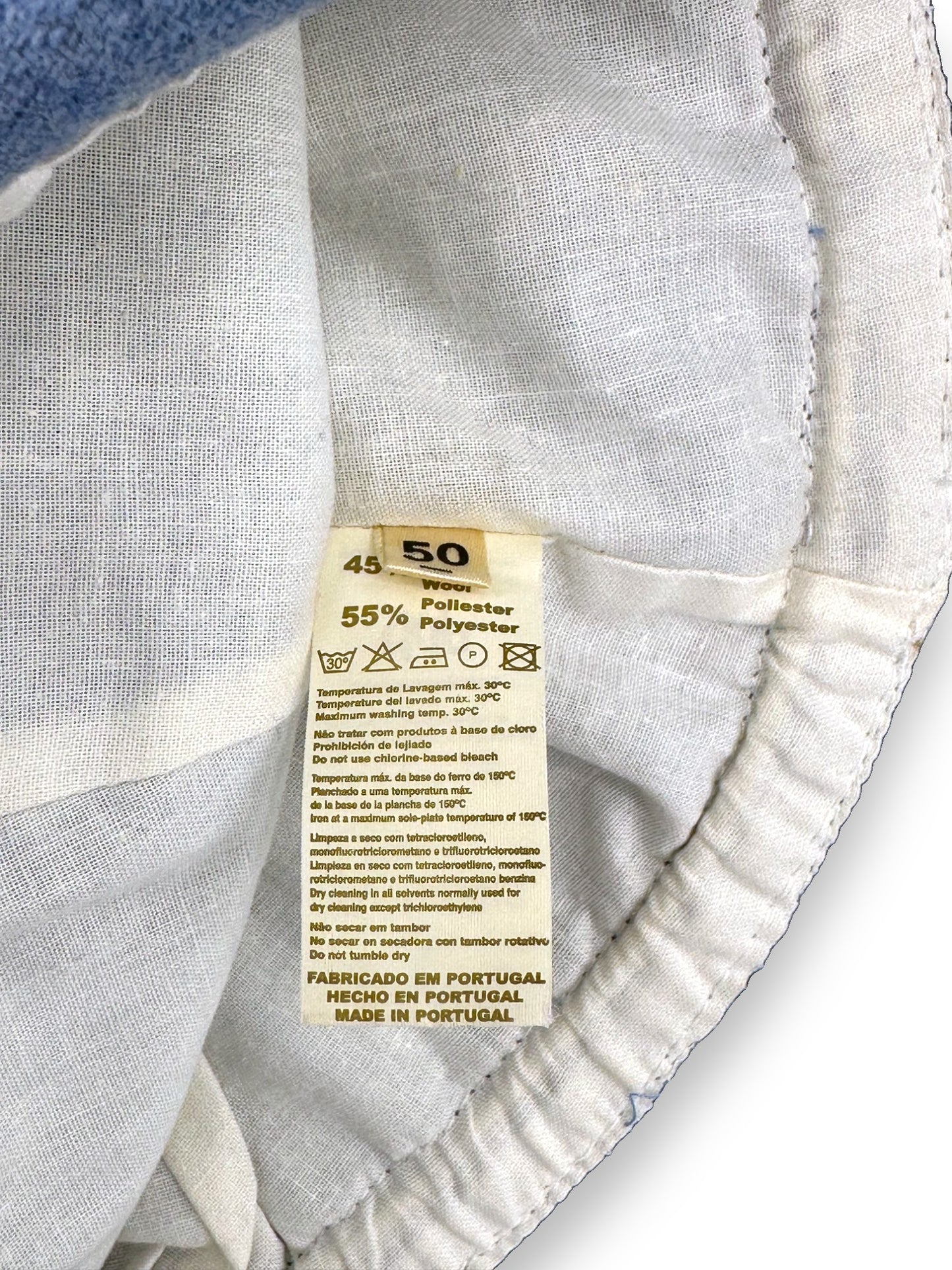 Blue Wool Hat 12-18 Months