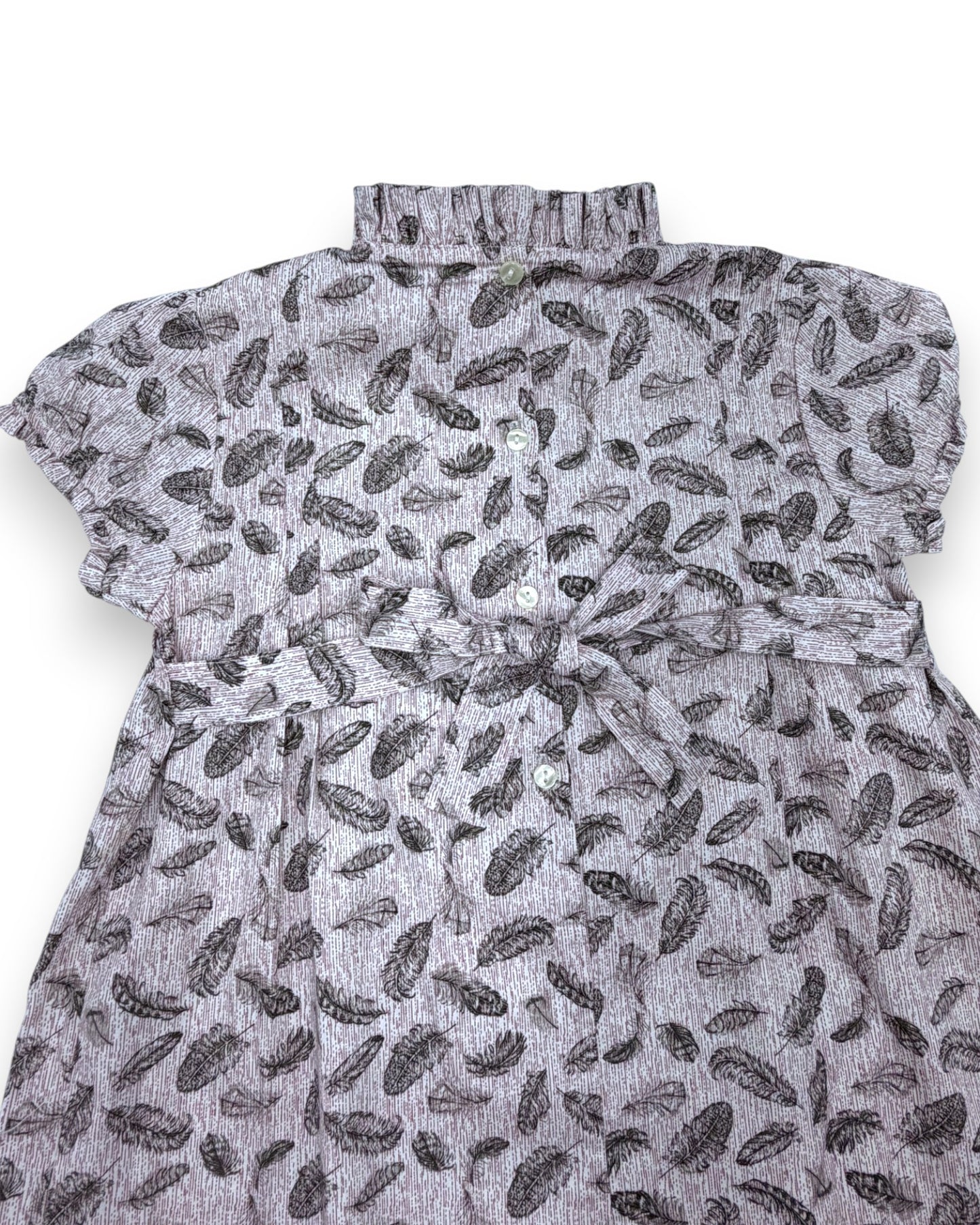 Vestido Floral Rosa 6 Anos