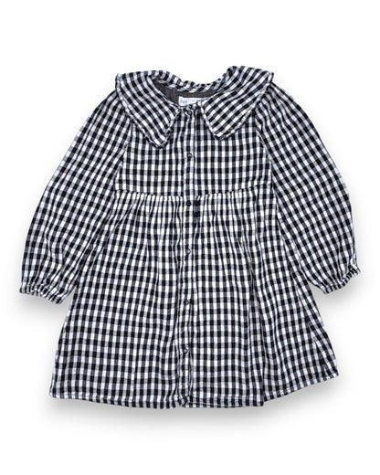 Vestido Xadrez Gola 4-5 Anos