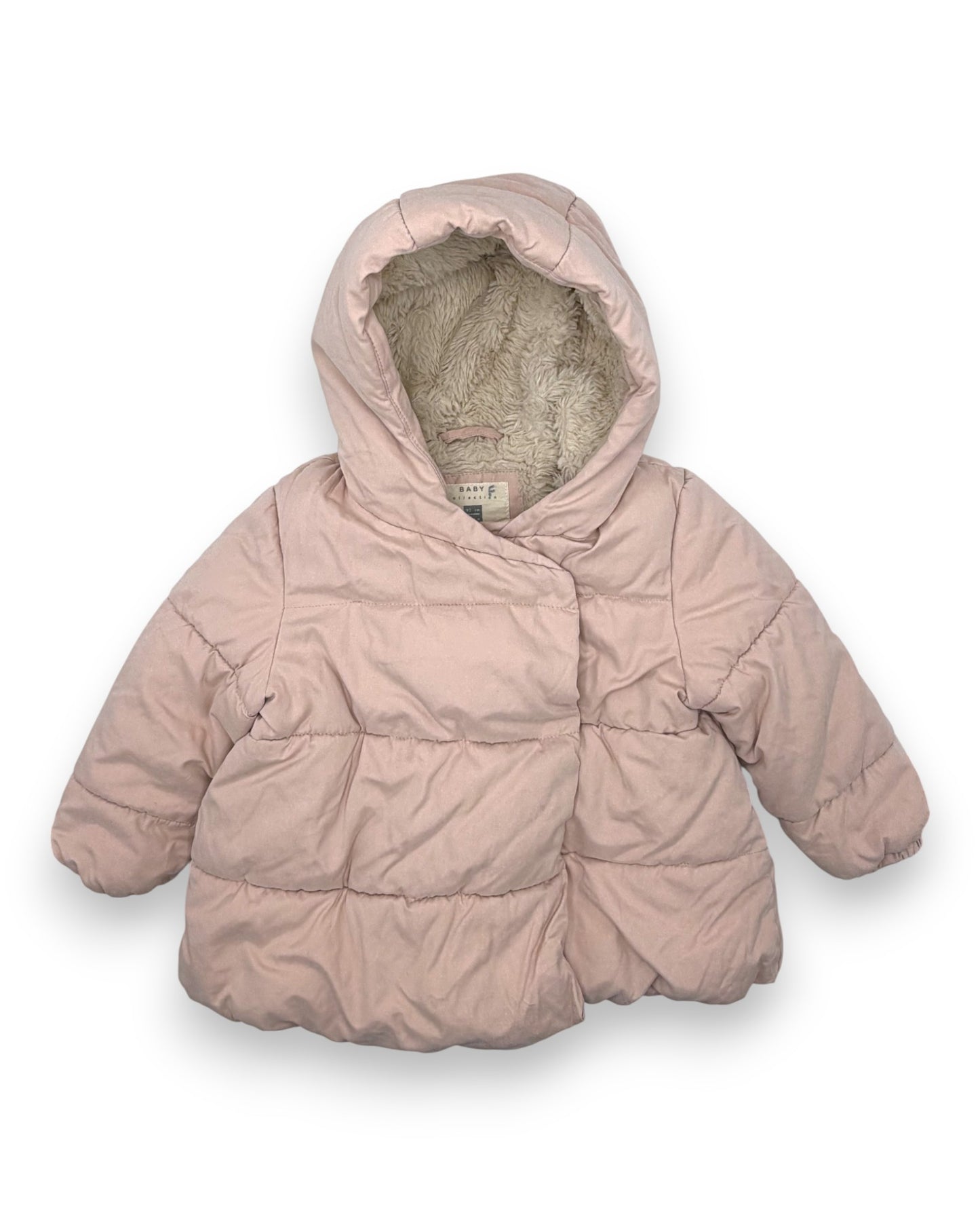 Blusão Almofadado Rosa 18-24 Meses