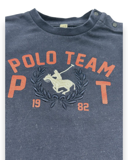 T-Shirt Polo Azul 18 Meses