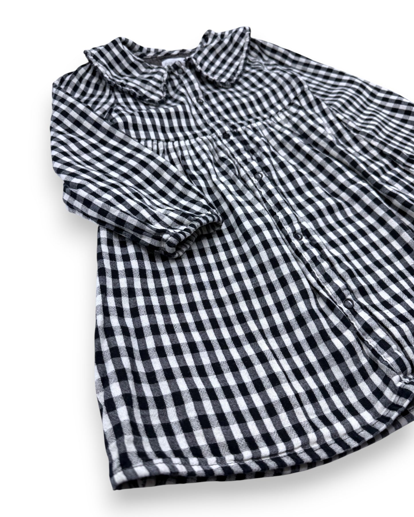 Vestido Xadrez Gola 4-5 Anos