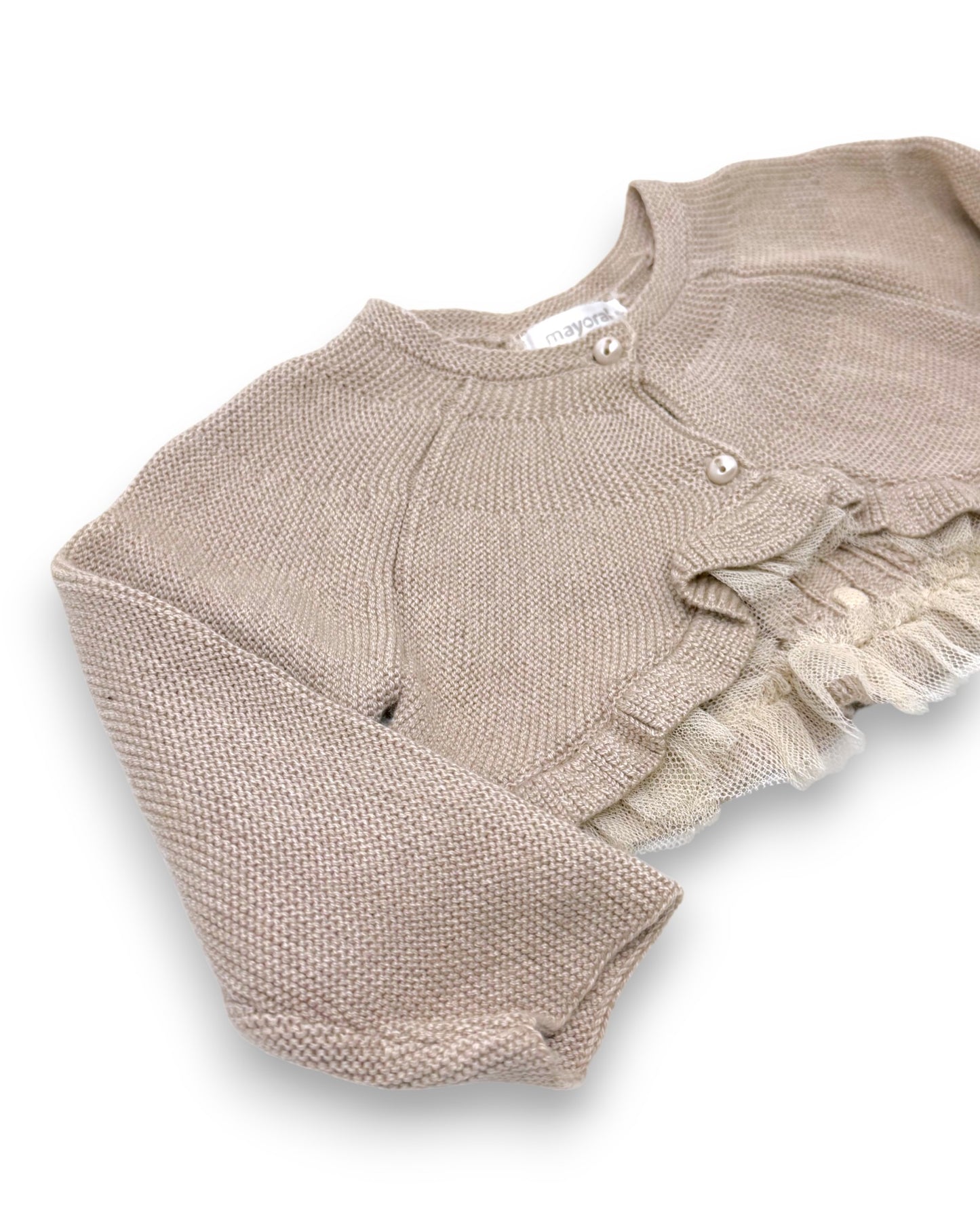 Bolero Bege 2-4 Meses