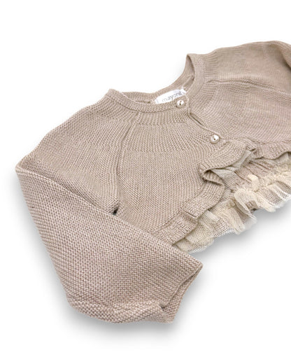 Bolero Bege 2-4 Meses