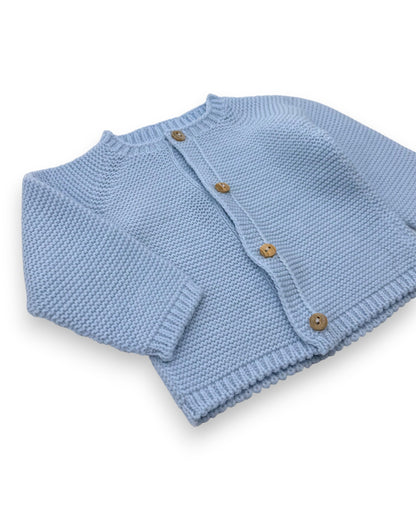 Blue Knit Jacket, 3 Months