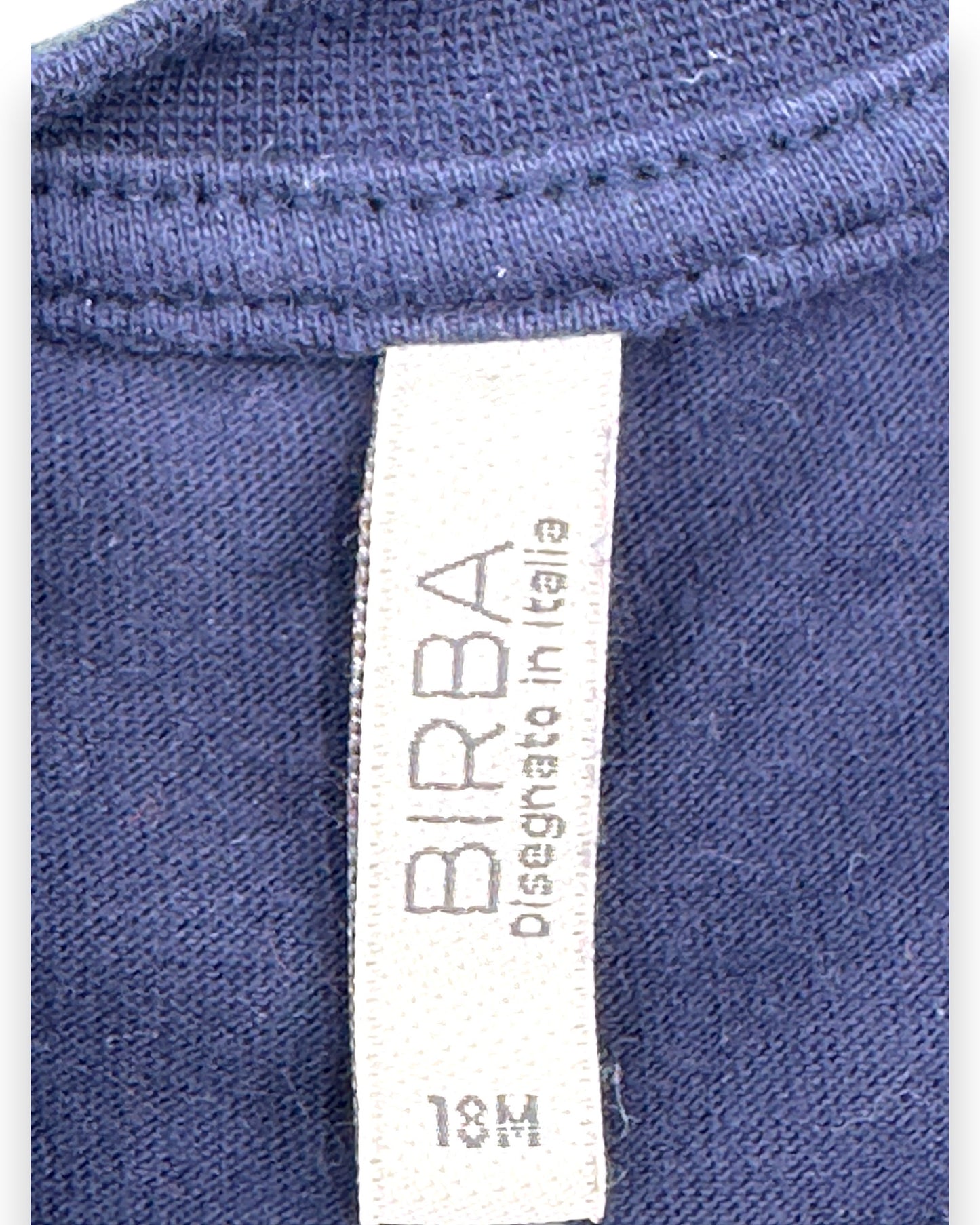 T-Shirt Polo Azul 18 Meses