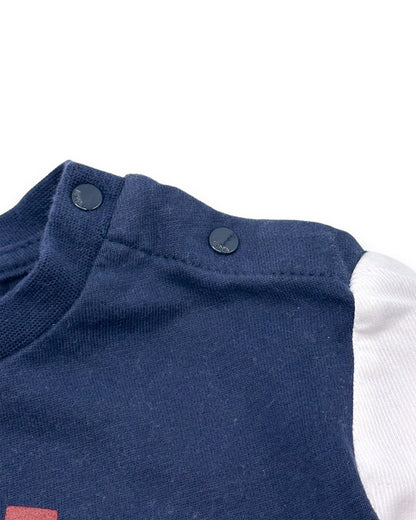 T-Shirt Polo Azul 18 Meses