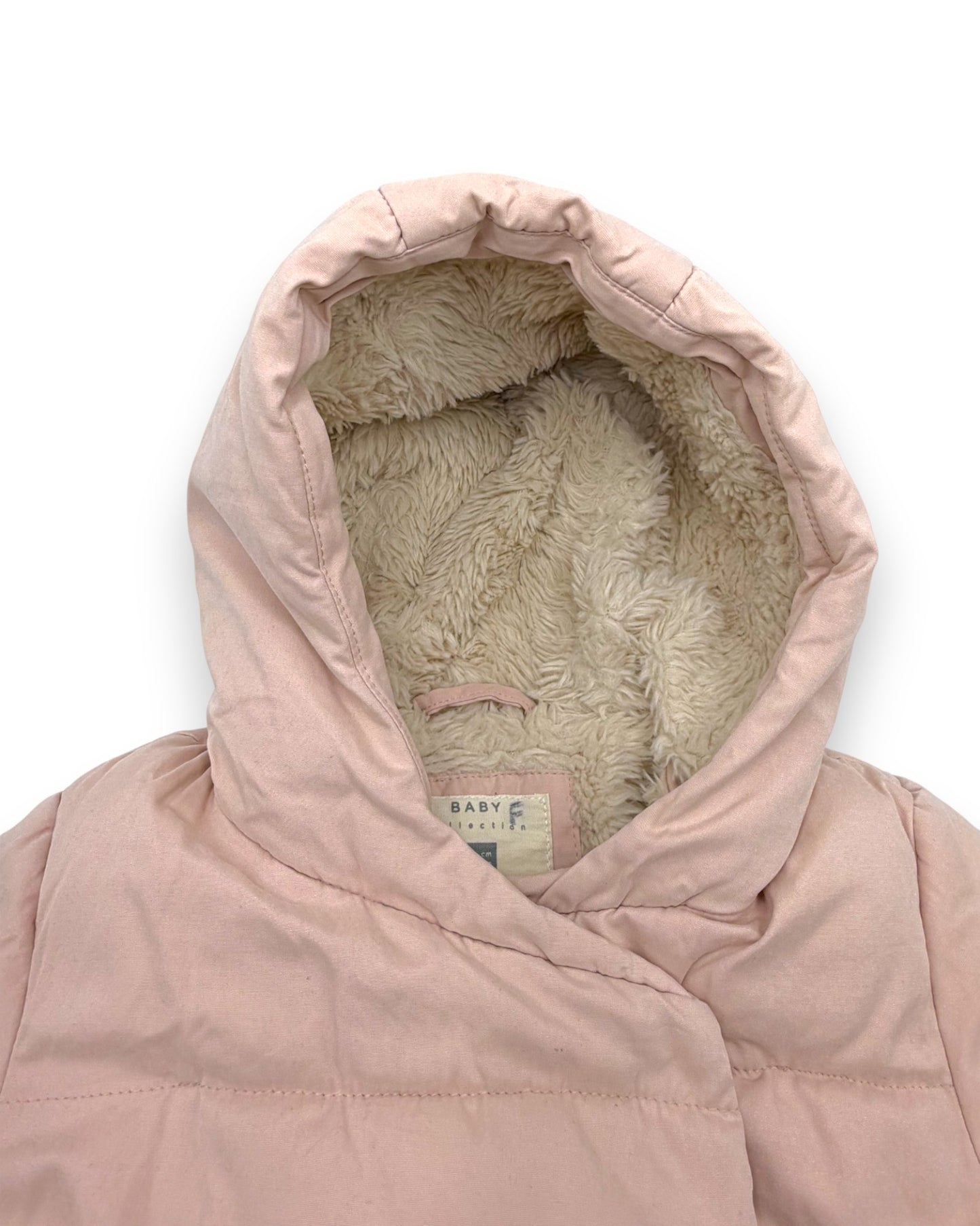 Blusão Almofadado Rosa 18-24 Meses
