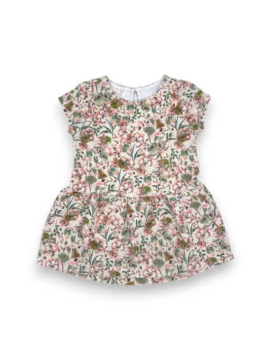 Vestido Floral 12-18 Meses