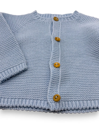 Blue Knit Jacket, 3 Months