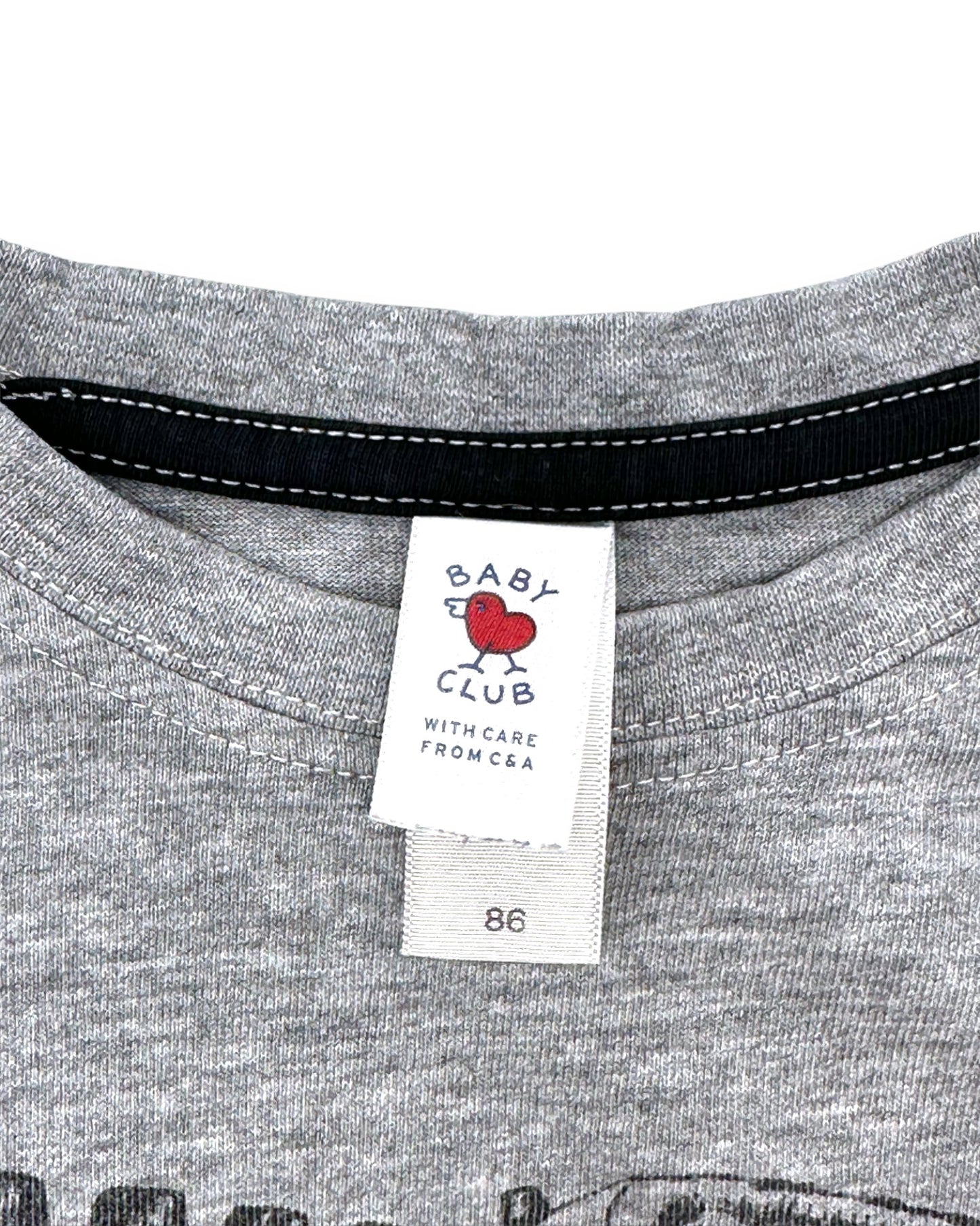 T-Shirt Cinzenta 12-18 Meses