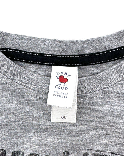 T-Shirt Cinzenta 12-18 Meses