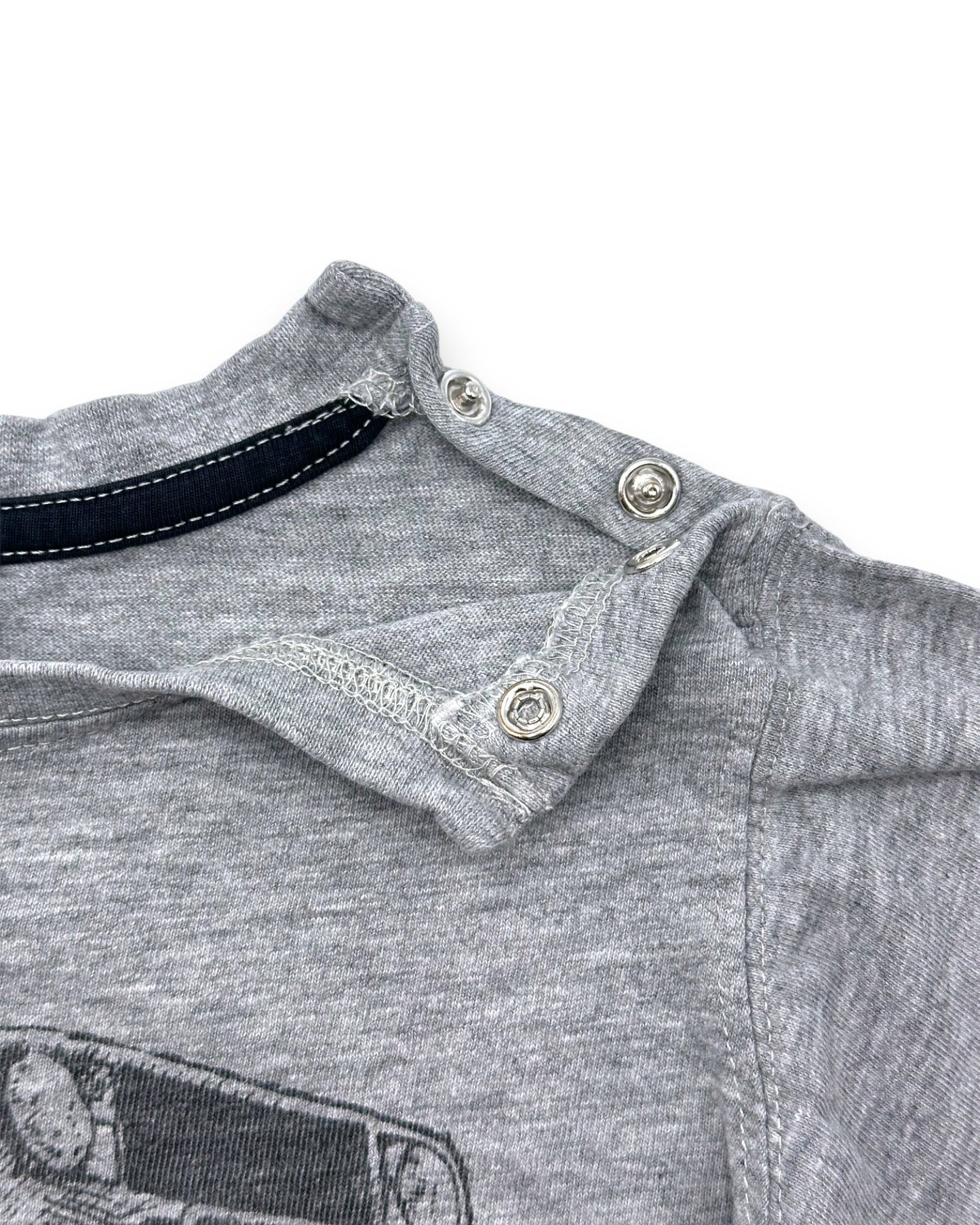 T-Shirt Cinzenta 12-18 Meses