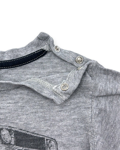 T-Shirt Cinzenta 12-18 Meses