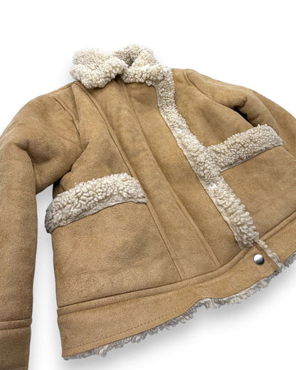 Abrigo de Pelo Marrón ZARA - 6 Años