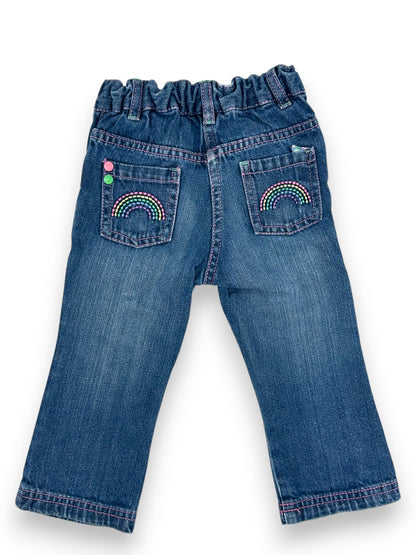 Pantalones vaqueros Arcoíris 9-12 meses