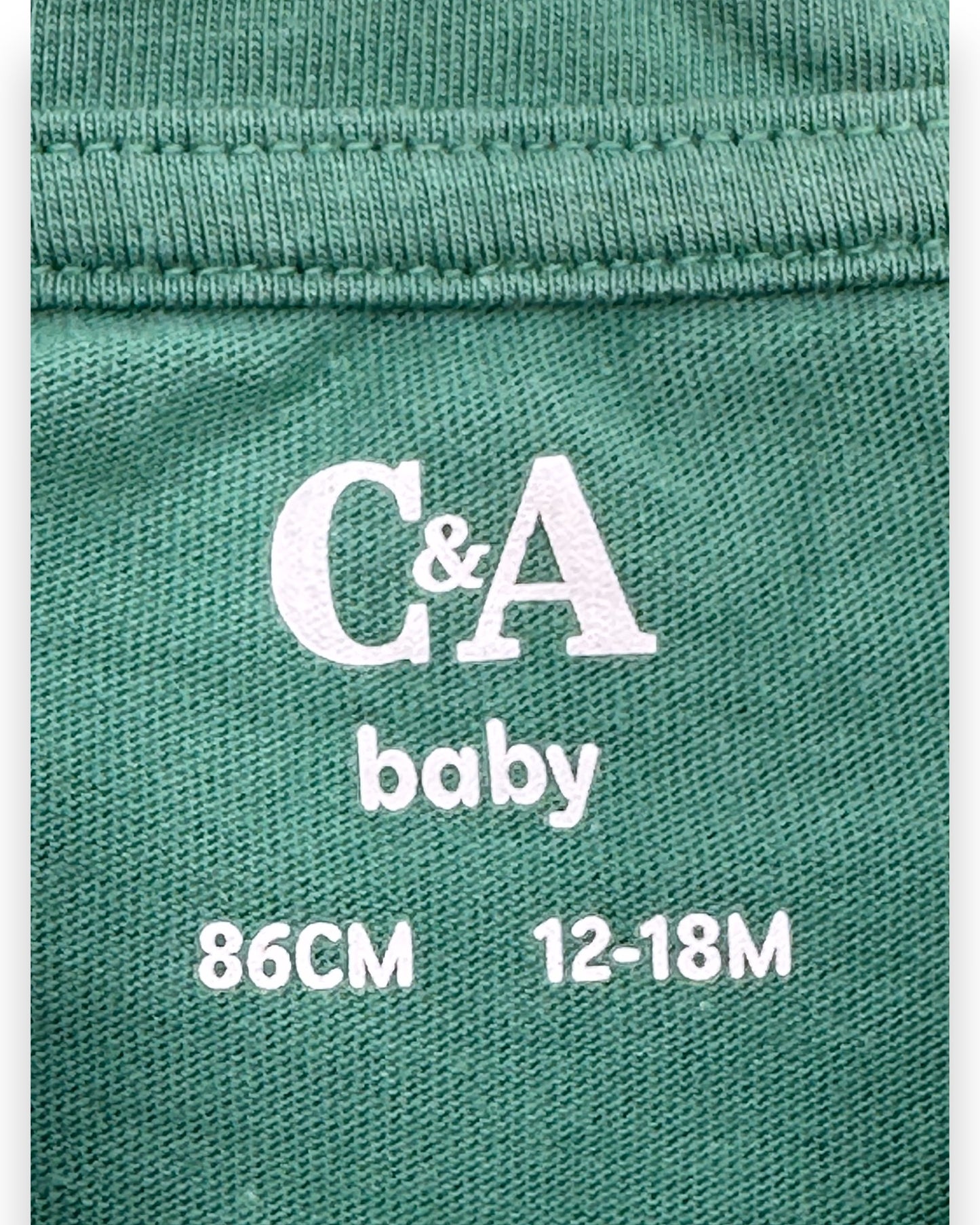 T-Shirt Verde 12-18 Meses