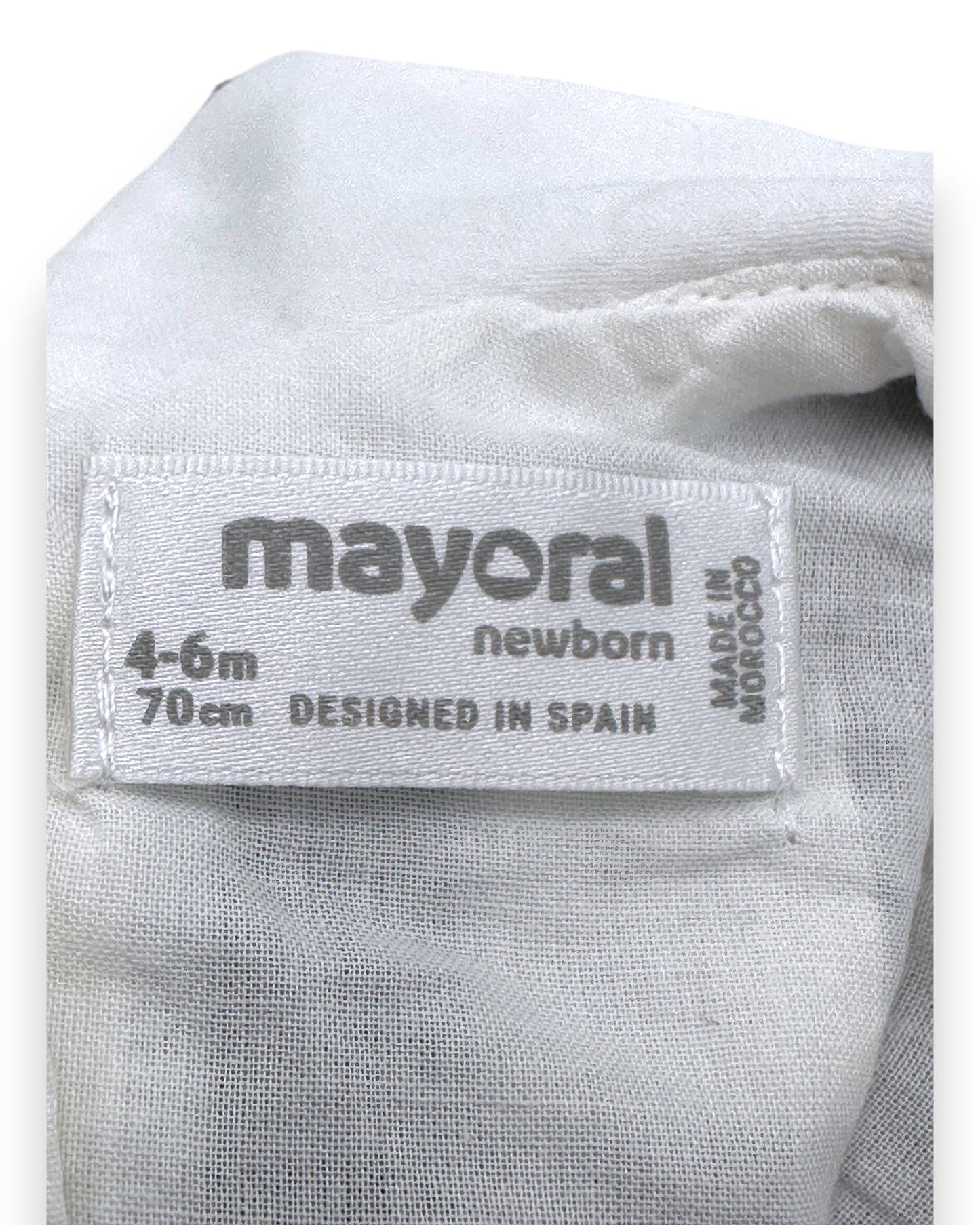 Vestido Xadrez Azul 4-6 Meses