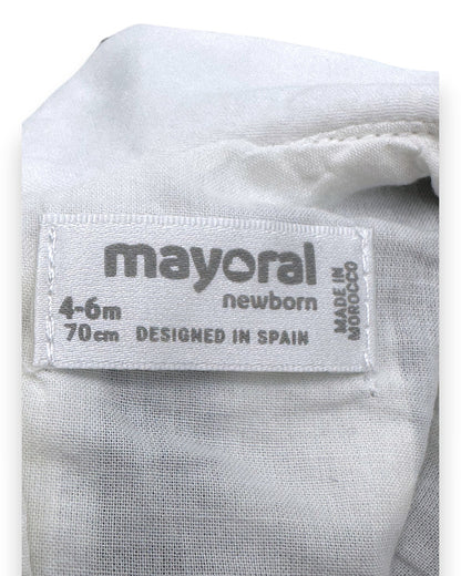 Vestido Xadrez Azul 4-6 Meses