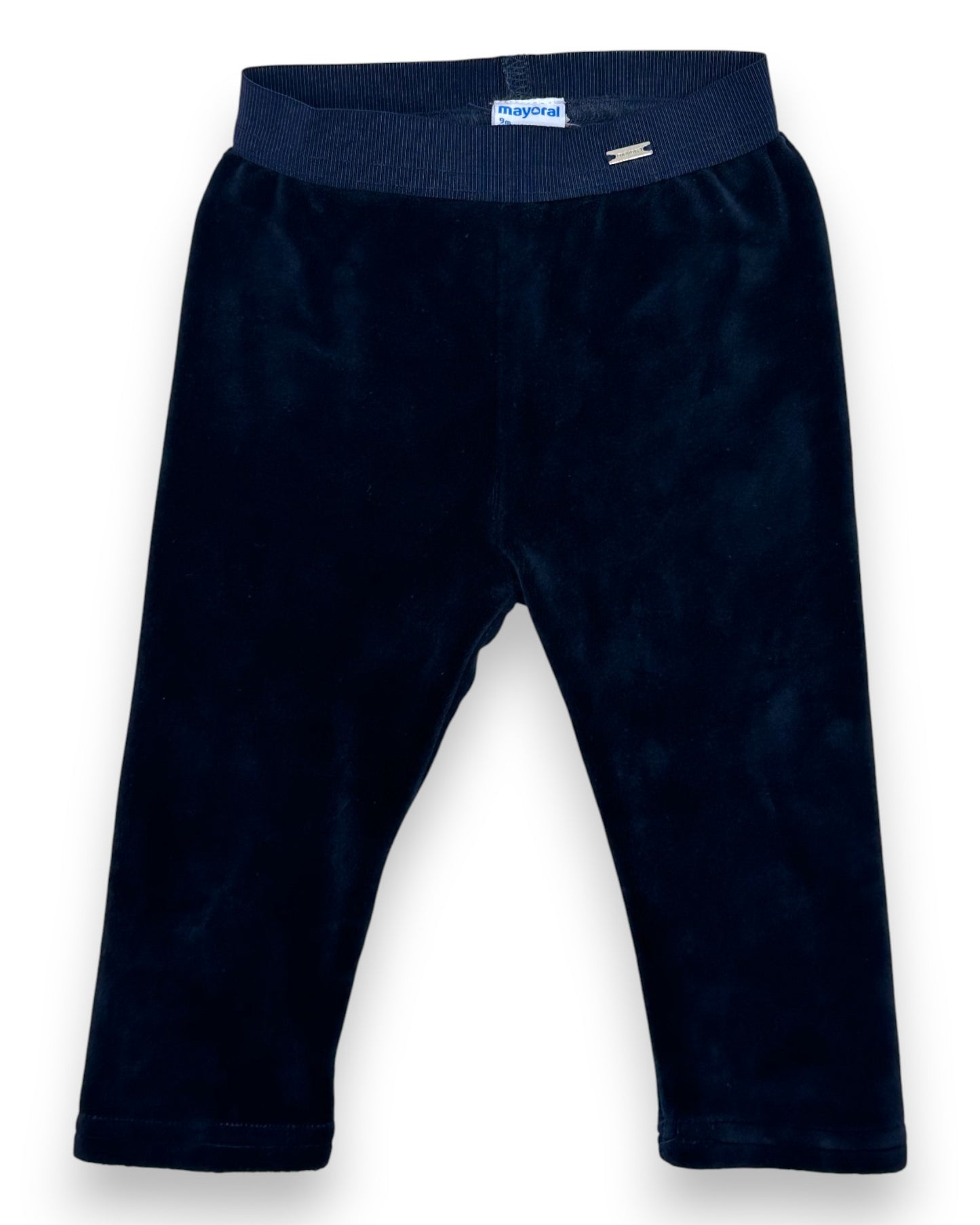 Leggings Veludo Azul 9 Meses