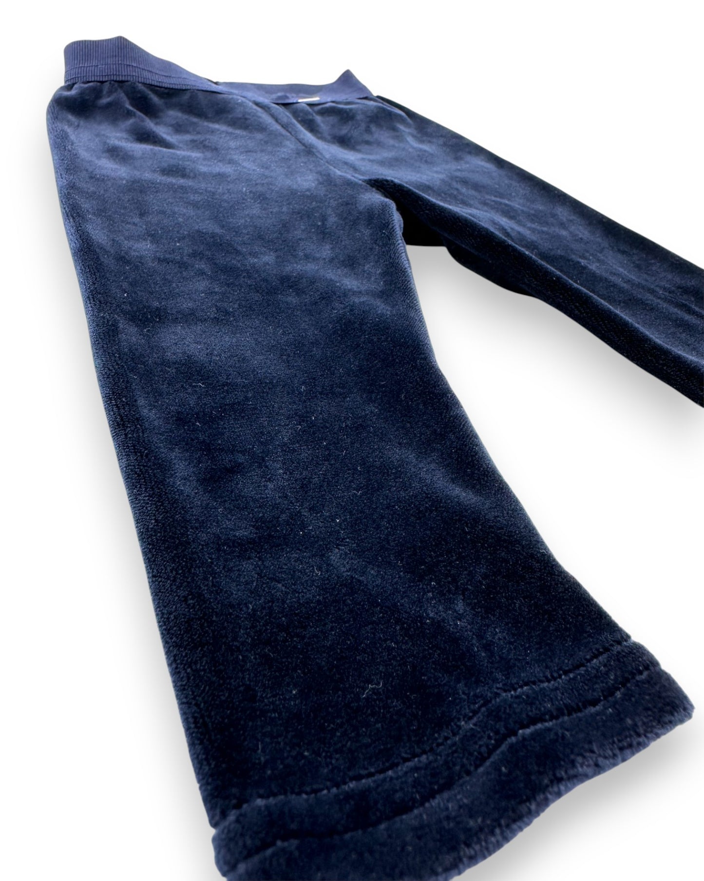 Leggings Veludo Azul 9 Meses