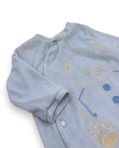 Polar Blue Babygrow, 3 Months