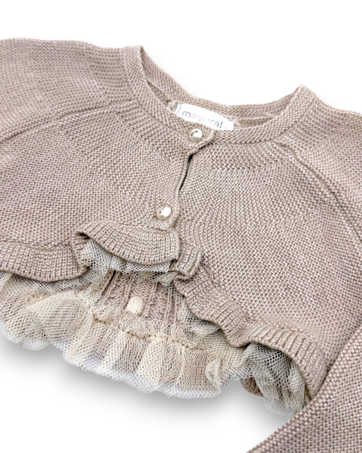 Bolero Bege 2-4 Meses