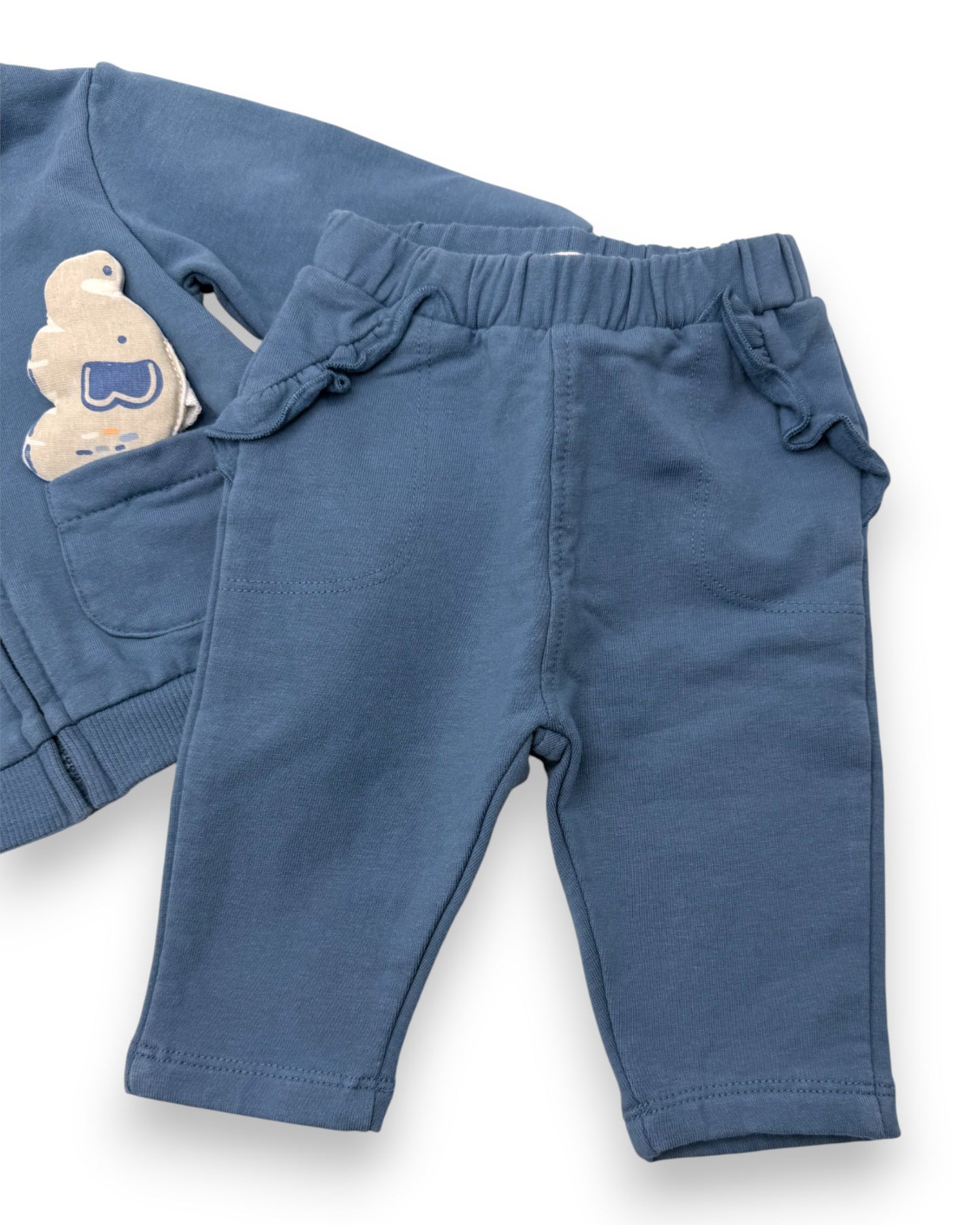 Blue Sweater and Pants Set 0-1 Month