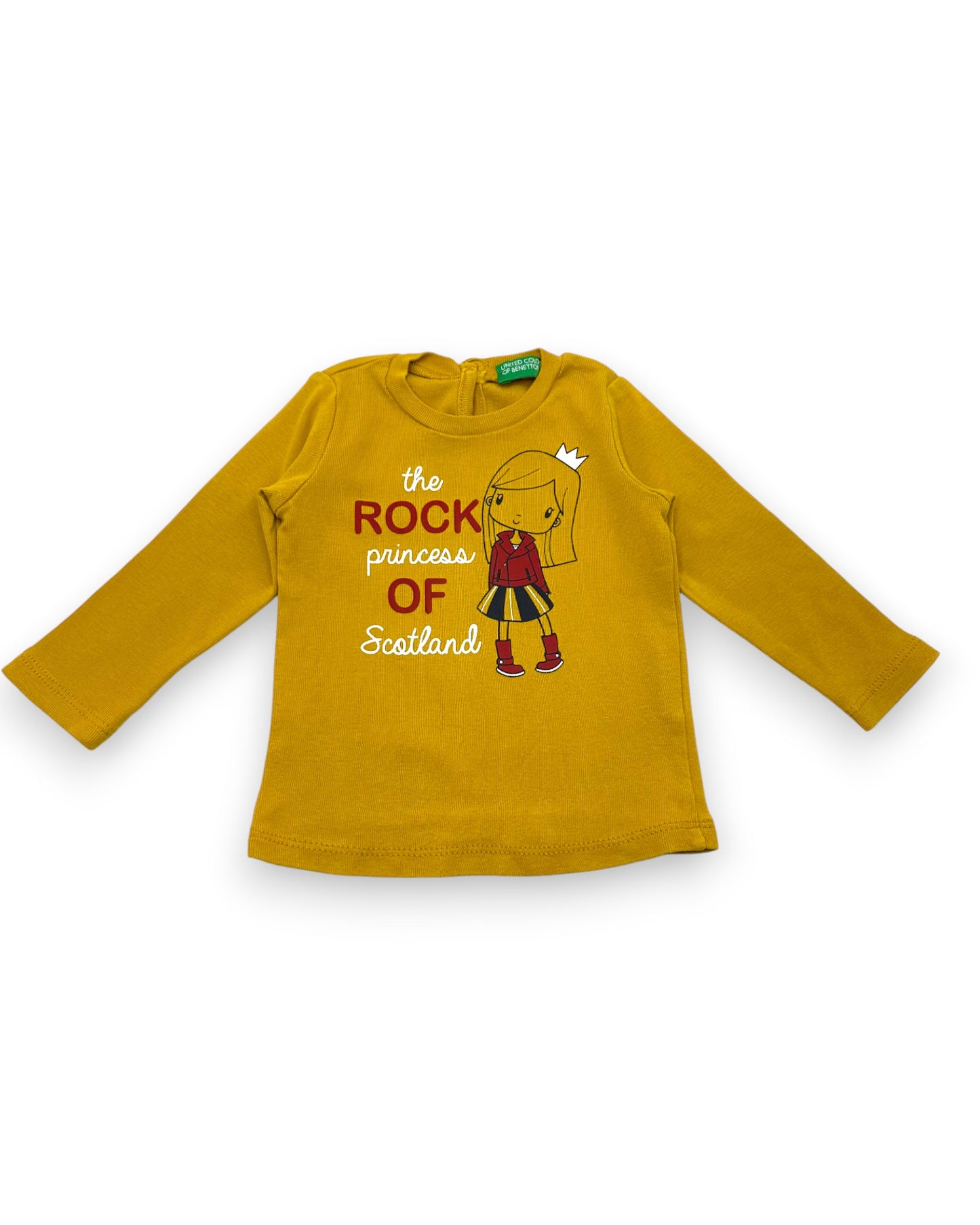 T-Shirt Amarela 3-6 Meses