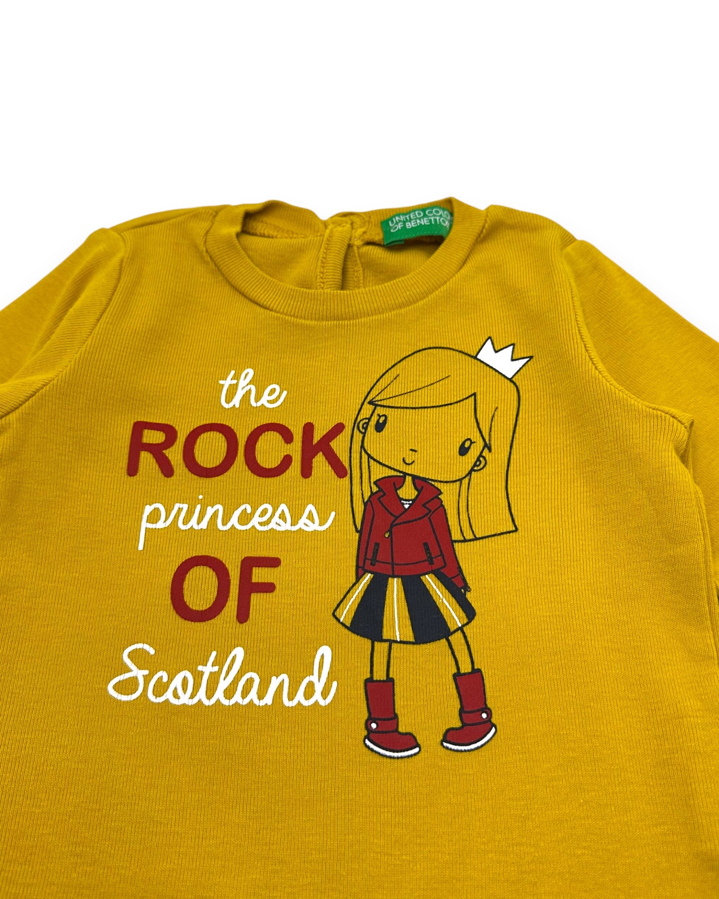 T-Shirt Amarela 3-6 Meses