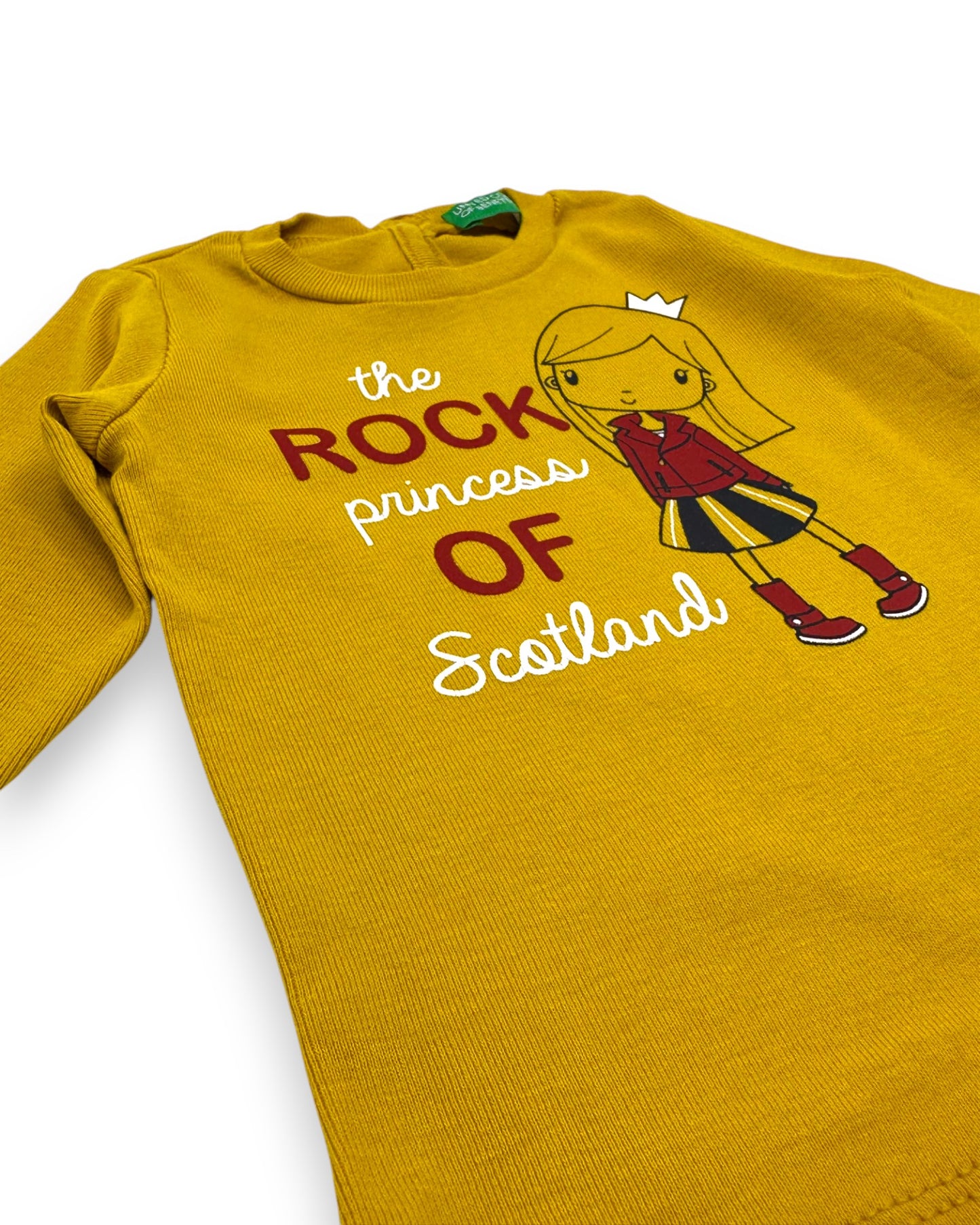 T-Shirt Amarela 3-6 Meses