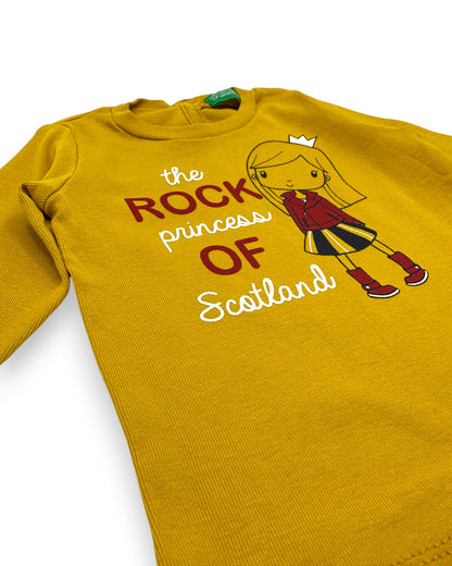 T-Shirt Amarela 3-6 Meses