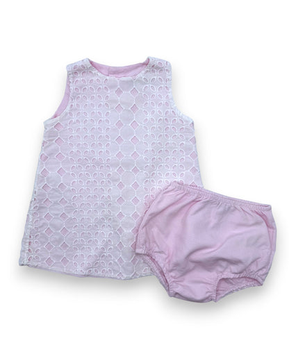 Dress and Diaper Cover Set, 6 Months