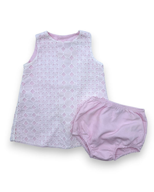 Dress and Diaper Cover Set, 6 Months