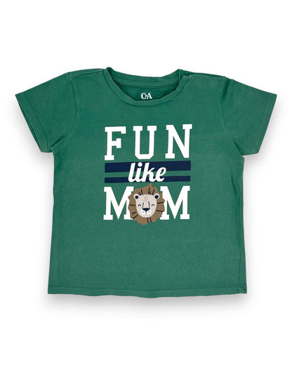 T-Shirt Verde 12-18 Meses