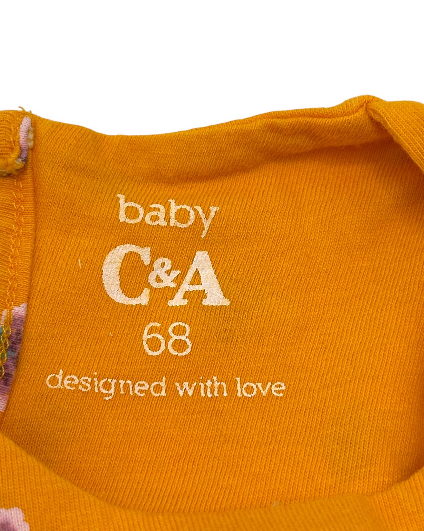 Vestido Laranja 6 Meses