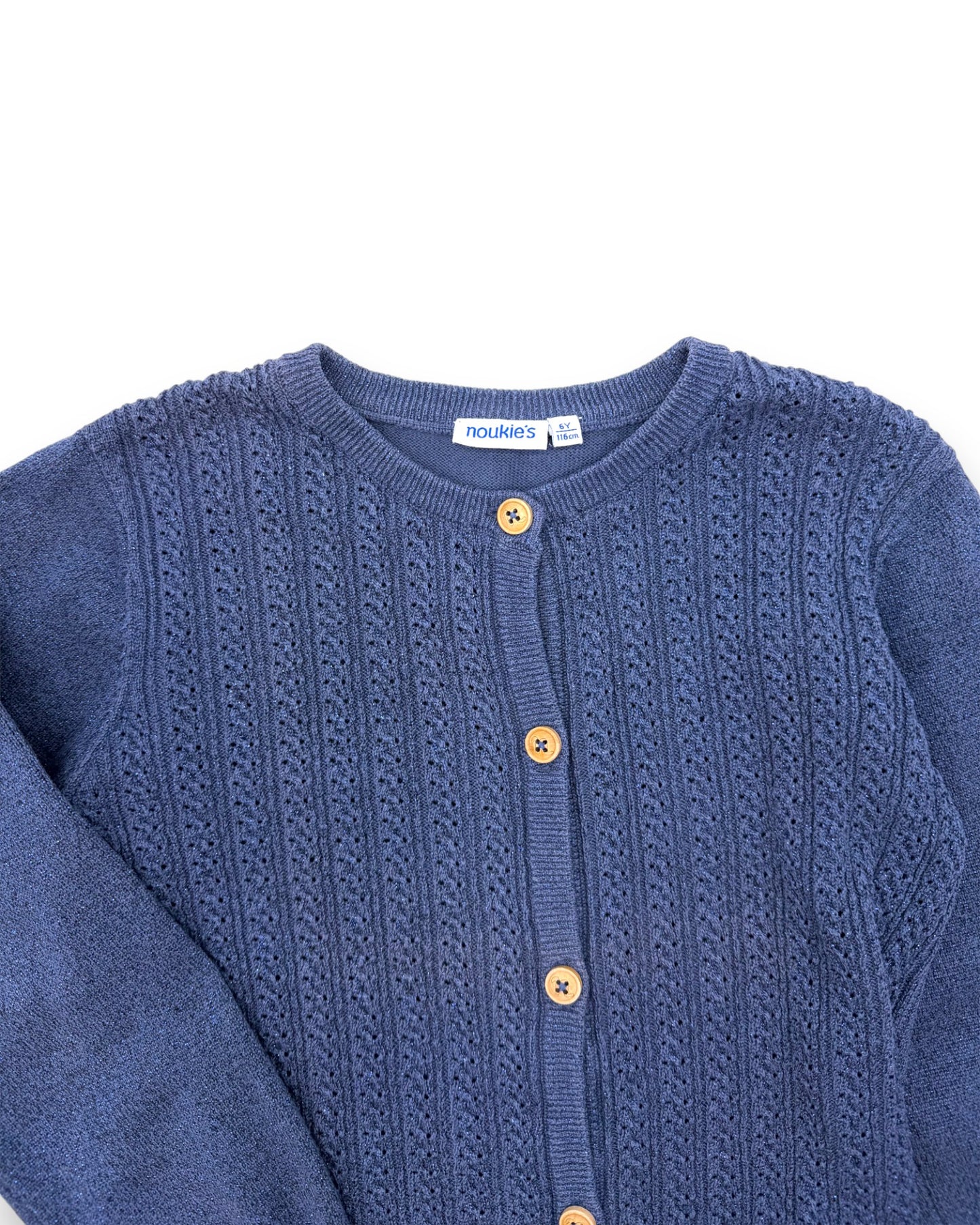 Glitter Knit Jacket, Size 6 Years