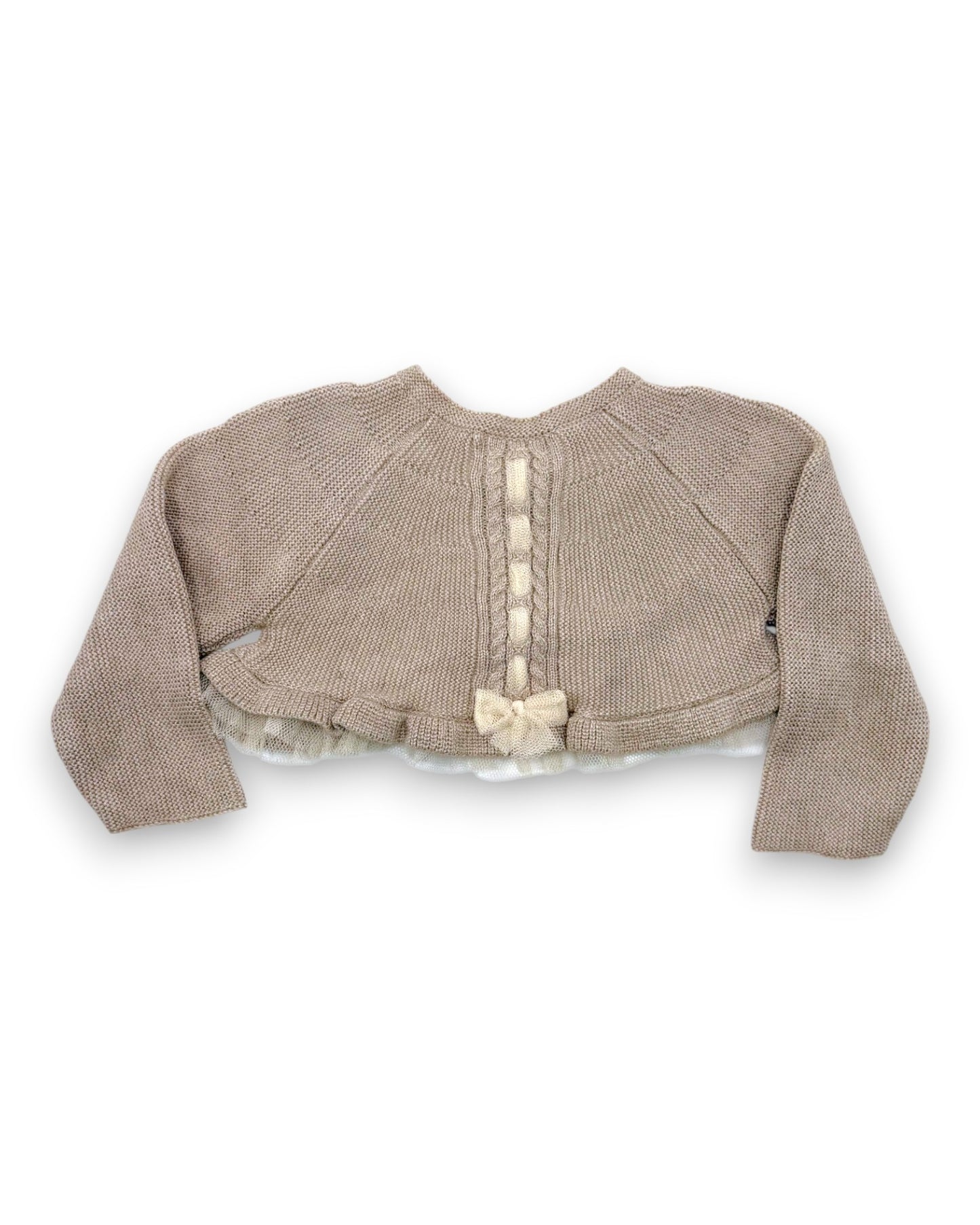 Bolero Bege 2-4 Meses