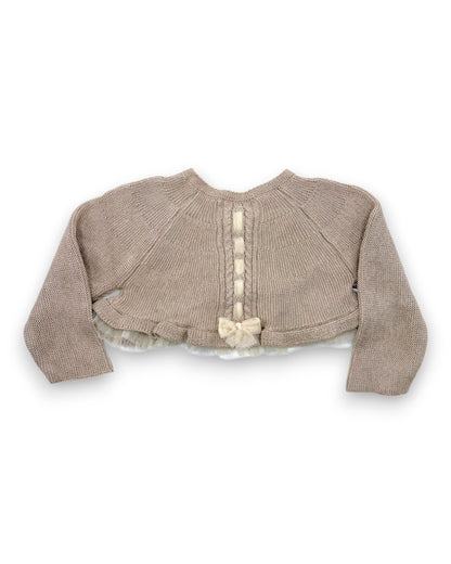 Bolero Bege 2-4 Meses